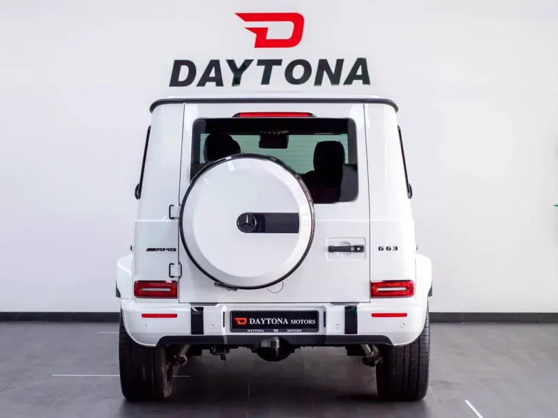 2021 Mercedes-Benz G-Class G 63 AMG 4.0 Litres V8 Biturbo Petrol White Engine Black SUV