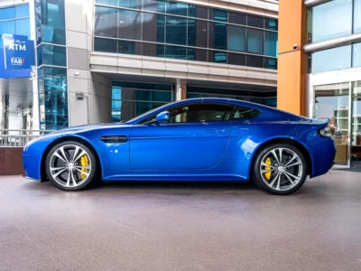 2015 Aston Martin V8 Vantage S 4.7 Litres V8 Petrol Engine Blue White Coupe