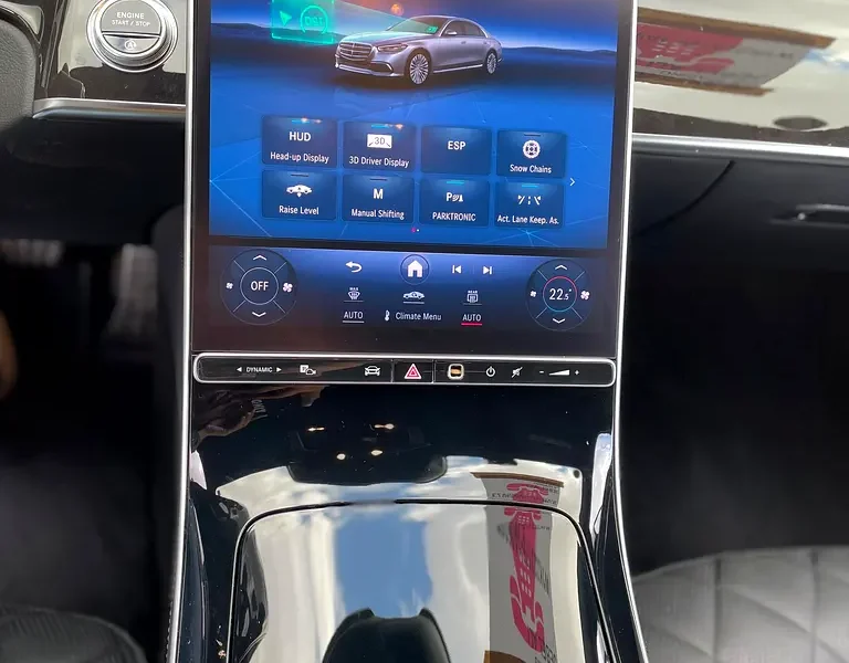 2022 Mercedes-Benz S-Class S 580 4Matic 8 Cylinders Engine White Black Sedan FULL OPTION