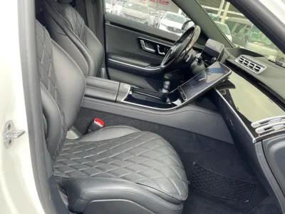 2022 Mercedes-Benz S-Class S 580 4Matic 8 Cylinders Engine White Black Sedan FULL OPTION