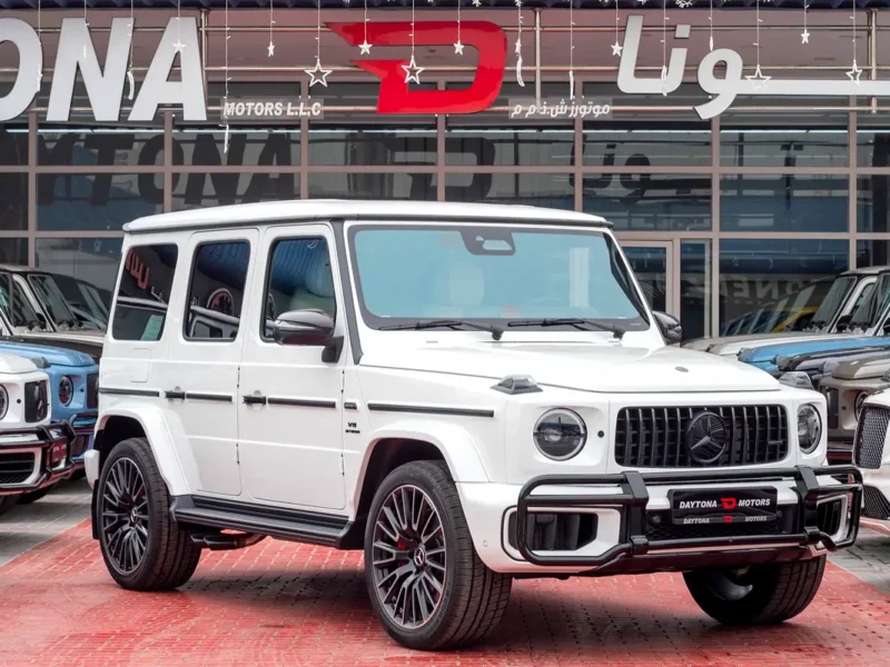 2025 Mercedes-Benz G-Class G 63 AMG 4.0 Litres V8 Biturbo Petrol Engine White SUV