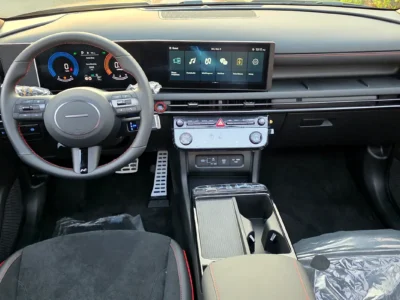 2025 Hyundai Tucson N Line 4 Cylinders Petrol Engine White Black SUV Automatic