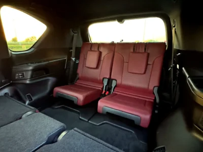 2023 Lexus LX 600 Signature 3.5-liter twin-turbo V6 Petrol Engine White Red SUV GCC