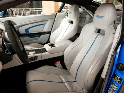 2015 Aston Martin V8 Vantage S 4.7 Litres V8 Petrol Engine Blue White Coupe