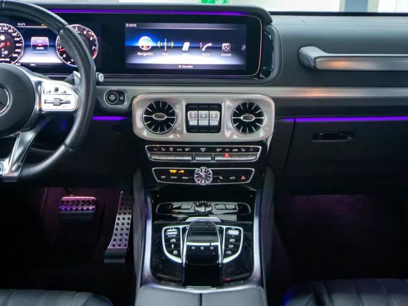 2021 Mercedes-Benz G-Class G 63 AMG 4.0 Litres V8 Biturbo Petrol White Engine Black SUV