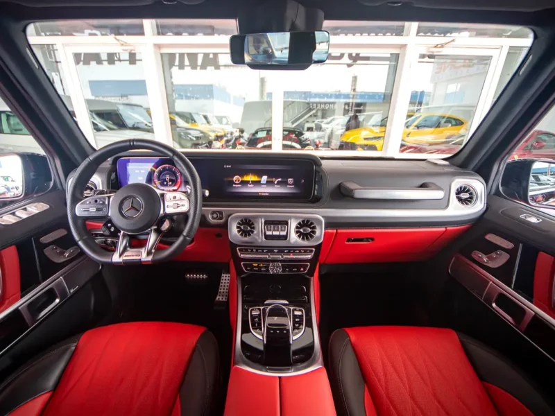 2023 Mercedes-Benz G-Class G 63 AMG 4.0 Litres V8 Biturbo Petrol Engine Black Red SUV