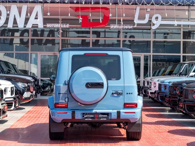 2025 Mercedes-Benz G-Class G 63 AMG 4.0 Litres V8 Biturbo Petrol Engine Blue White SUV