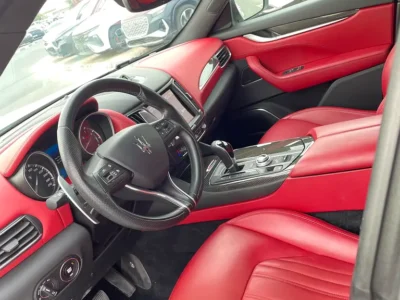 2017 Maserati Levante Standard V6 Engine White Red SUV Full option Excellent Condition