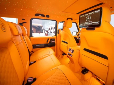 2024 Mercedes-Benz G-Class G 63 AMG 4.0 Litres V8 Biturbo Petrol Engine Black Orange SUV