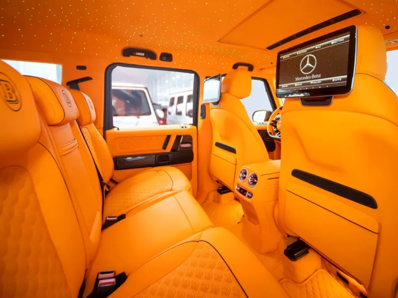 2024 Mercedes-Benz G-Class G 63 AMG 4.0 Litres V8 Biturbo Petrol Engine Black Orange SUV
