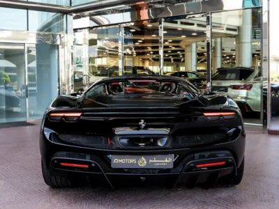 2025 Ferrari 296 GTS Standard 3.0-liter twin-turbocharged V6 engine Black Red Sports Car