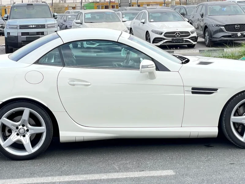 2012 Mercedes-Benz SLK 350 Blueefficiency 6 Cylinders White Red Convertible Full option
