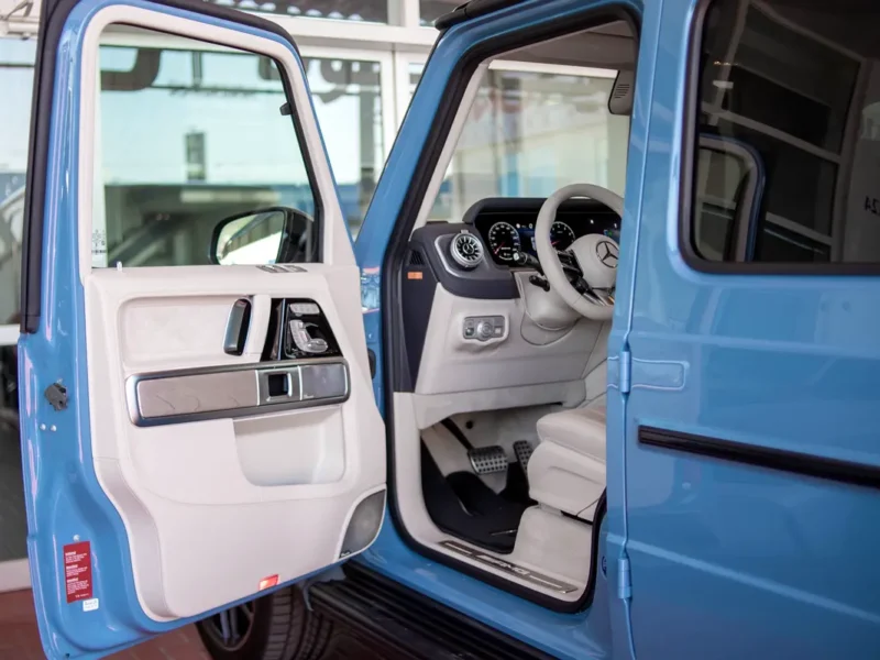 2025 Mercedes-Benz G-Class G 63 AMG 4.0 Litres V8 Biturbo Petrol Engine Blue White SUV