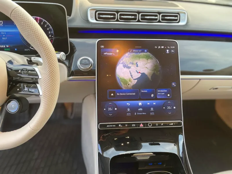 2024 Mercedes-Benz S-Class S 63 AMG 8 Cylinders Petrol Engine Black Beige Sedan EDITION 1