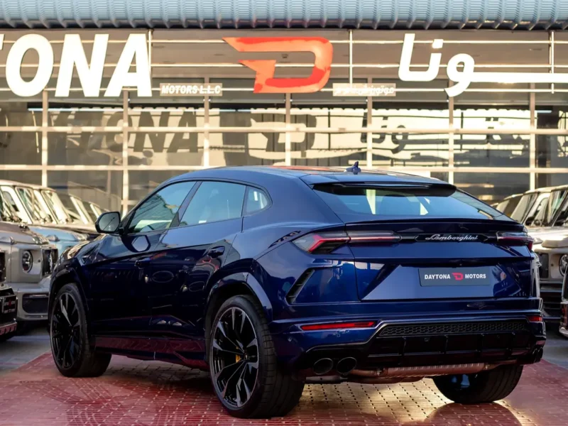 2019 Lamborghini Urus Standard V8 Twin Turbo Petrol Engine 4.0 Litres Blue Yellow SUV