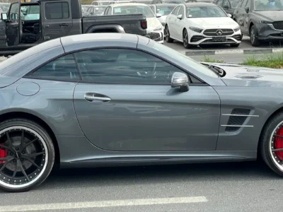 2017 Mercedes-Benz SL-Class SL 550 4.7L V8 BITURBO Engine Grey Black Convertible Full option