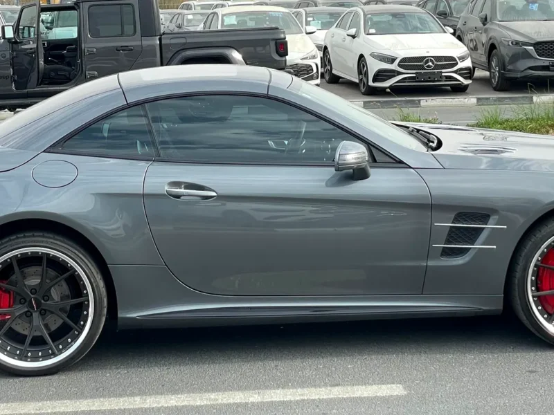 2017 Mercedes-Benz SL-Class SL 550 4.7L V8 BITURBO Engine Grey Black Convertible Full option