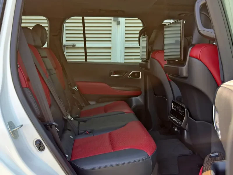 2022 Toyota Land Cruiser VXR 3.5 Liters 6 Cylinders Petrol Engine White Red SUV