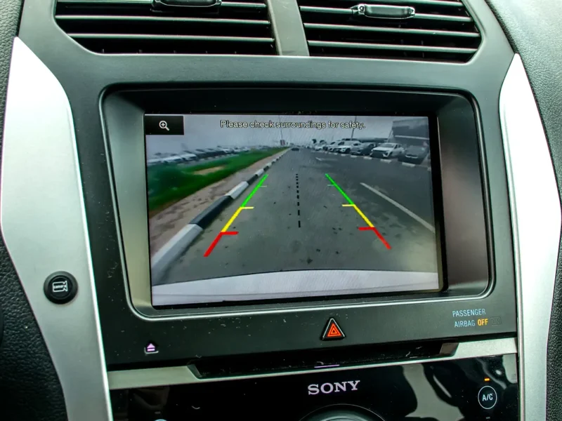 2015 Ford Explorer Limited 3.5 Litres 6 Cylinders Petrol Engine White Black SUV