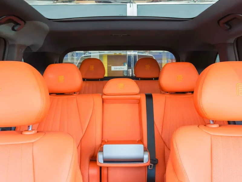 2025 BYD Tang DM-i 4 Cylinders Plug-in Hybrid Engine Grey Orange SUV AWD