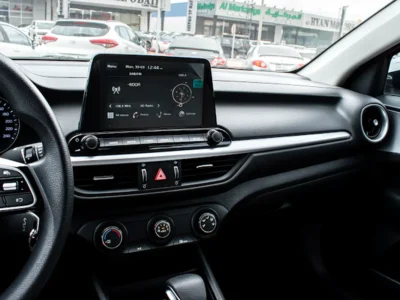 2024 Kia Cerato Base 4 Cylinders Petrol Engine White Beige Sedan GCC Specs