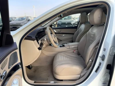2020 Mercedes-Benz S-Class S 450 V6 Engine White Beige Sedan AUCTION GRADE 4/B