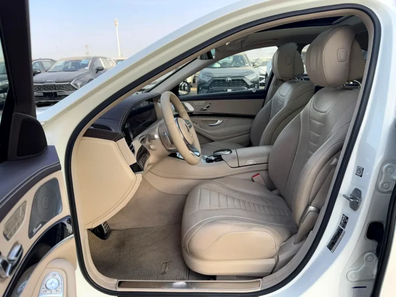 2020 Mercedes-Benz S-Class S 450 V6 Engine White Beige Sedan AUCTION GRADE 4/B