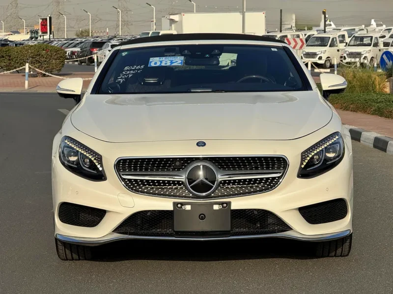 2017 Mercedes-Benz S-Class S 550 V8 Engine White Black Convertible AUCTION GRADE 4.5/B