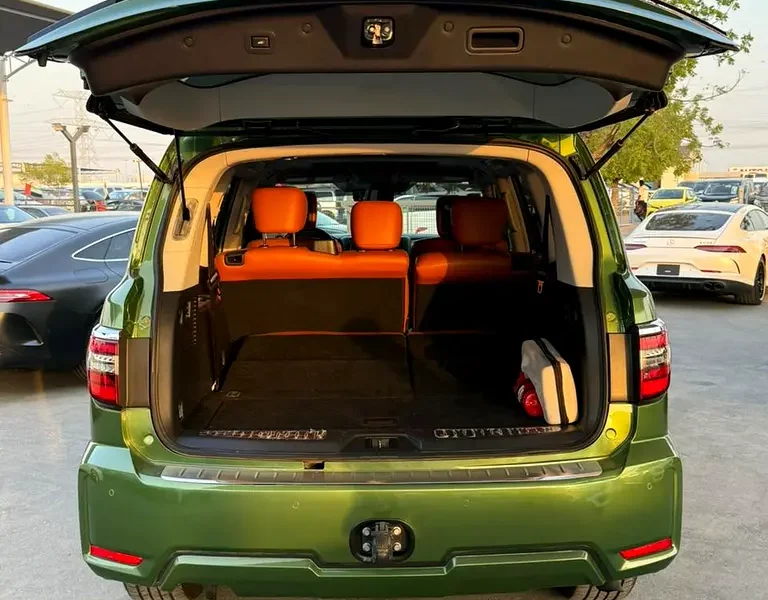 2021 Nissan Patrol LE Titanium 5.6 Litres 8 Cylinders Petrol Engine Green Brown SUV