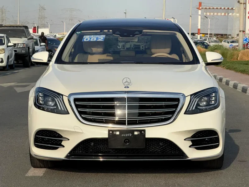 2020 Mercedes-Benz S-Class S 450 V6 Engine White Beige Sedan AUCTION GRADE 4/B
