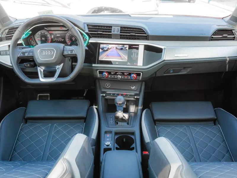 2025 Audi Q3 35 TFSI S-Line 1.5 Litres 4 Cylinders Turbo Petrol Engine White Black SUV