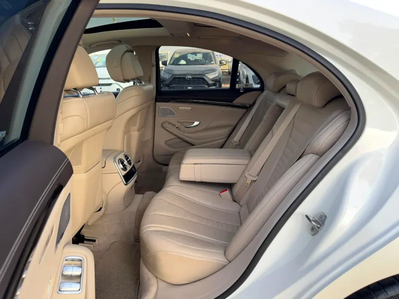 2020 Mercedes-Benz S-Class S 450 V6 Engine White Beige Sedan AUCTION GRADE 4/B