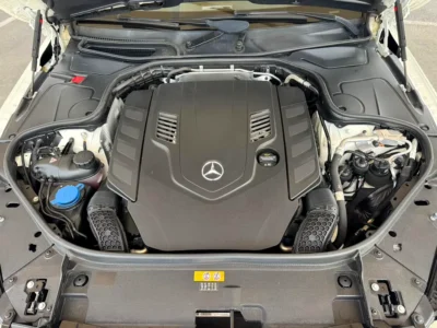 2019 Mercedes-Benz S-Class S 560 4MATIC V8 Petrol Engine White Black Sedan