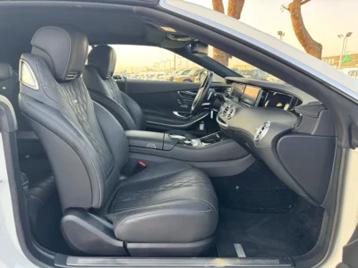 2017 Mercedes-Benz S-Class S 550 V8 Engine White Black Convertible AUCTION GRADE 4.5/B