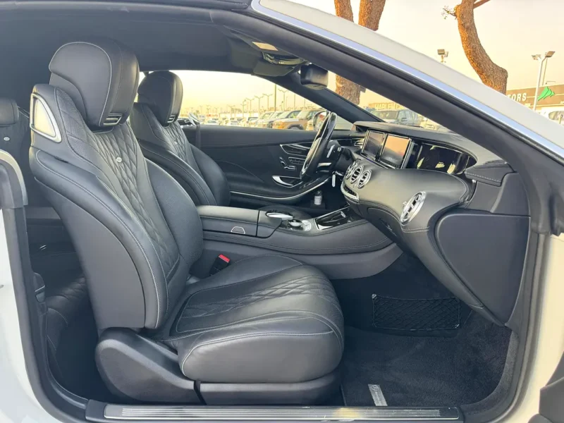 2017 Mercedes-Benz S-Class S 550 V8 Engine White Black Convertible AUCTION GRADE 4.5/B