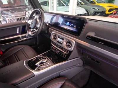 2021 Mercedes-Benz G-Class G 550 V8 Twin Turbo Petrol Engine 4.0 Litres White Black SUV