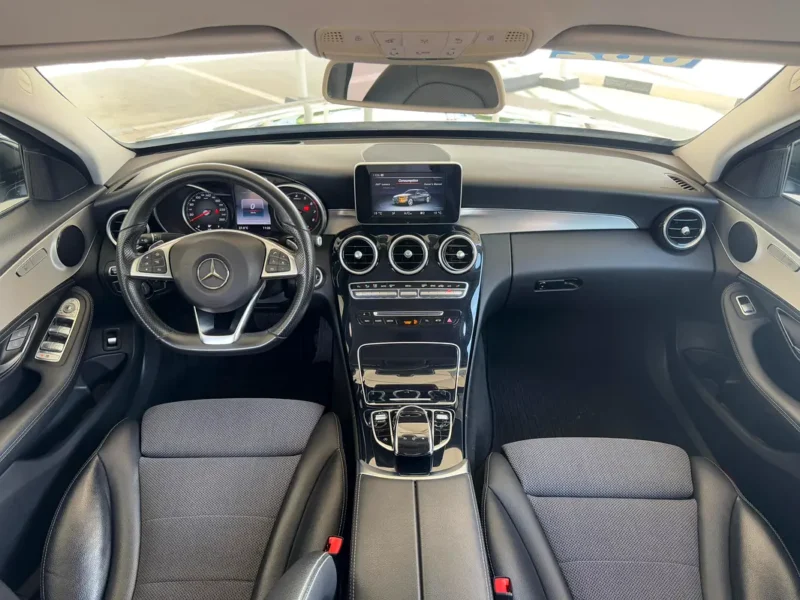 2016 Mercedes-Benz C-Class C250 4 Cylinders Petrol Engine Black Sedan CLEAN CAR