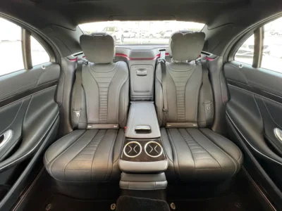 2019 Mercedes-Benz S-Class S 560 4MATIC V8 Petrol Engine White Black Sedan