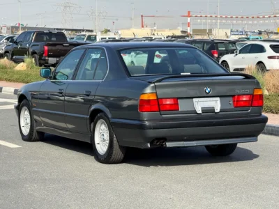 1990 BMW 5-Series 525i 6 Cylinders Petrol Engine Grey Sedan Automatic Clean Title