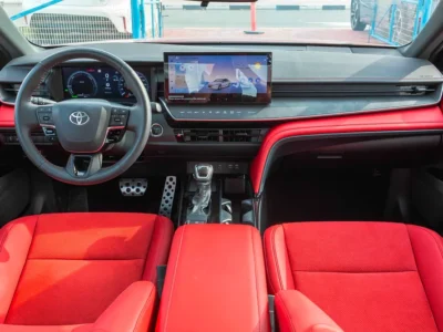 2024 Toyota Camry Sport 2.0 Litres 4 Cylinders Hybrid Engine Red Sedan Full Options