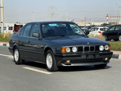 1990 BMW 5-Series 525i 6 Cylinders Petrol Engine Grey Sedan Automatic Clean Title