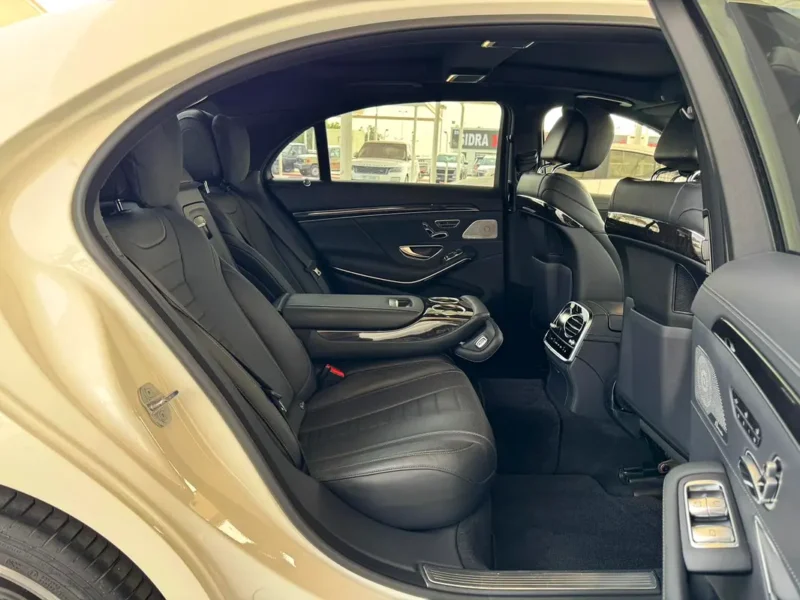 2019 Mercedes-Benz S-Class S 560 4MATIC V8 Petrol Engine White Black Sedan