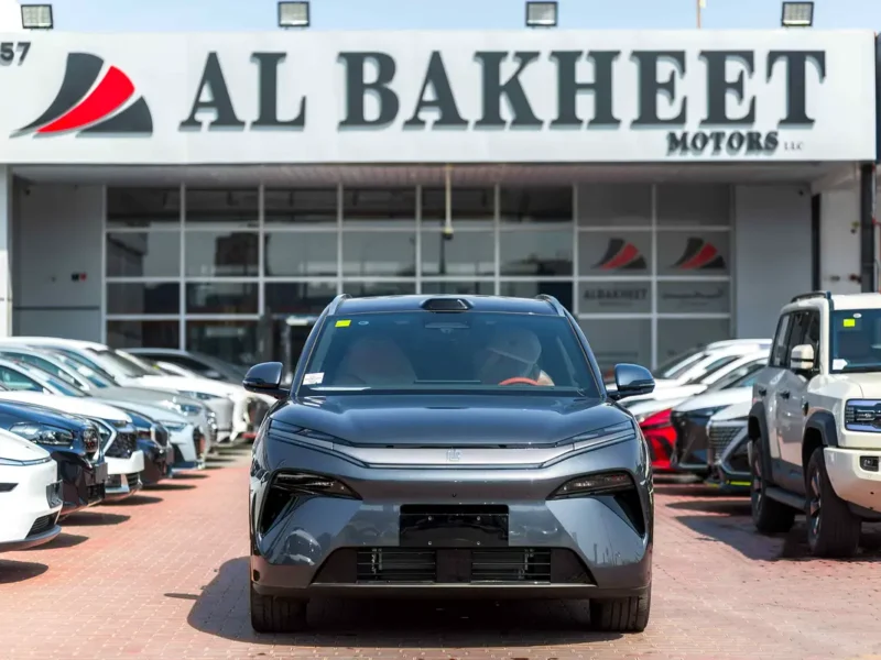 2025 BYD Tang DM-i 4 Cylinders Plug-in Hybrid Engine Grey Orange SUV AWD