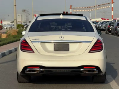 2020 Mercedes-Benz S-Class S 450 V6 Engine White Beige Sedan AUCTION GRADE 4/B