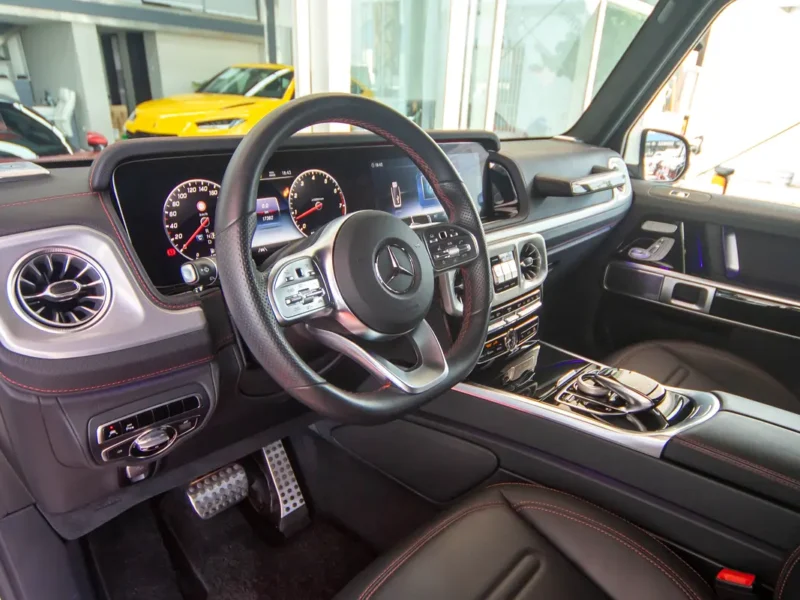 2021 Mercedes-Benz G-Class G 550 V8 Twin Turbo Petrol Engine 4.0 Litres White Black SUV