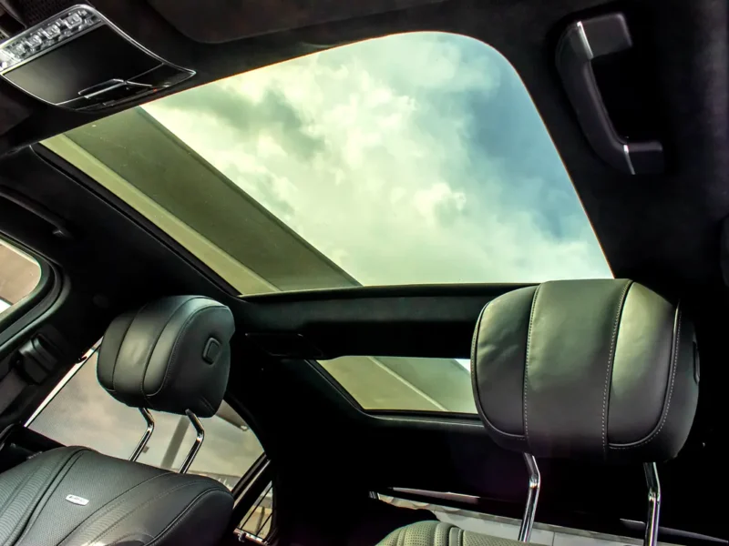 Mercedes-Benz S-Class S 63 AMG 4 Matic 4.0L V8 Biturbo Engine White Black Sedan