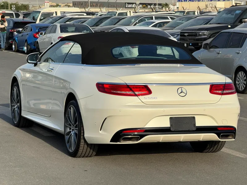 2017 Mercedes-Benz S-Class S 550 V8 Engine White Black Convertible AUCTION GRADE 4.5/B