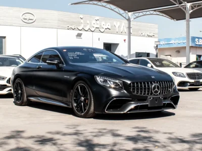2015 Mercedes-Benz S-Class S 63 AMG V8 Biturbo Petrol Engine Black Coupe