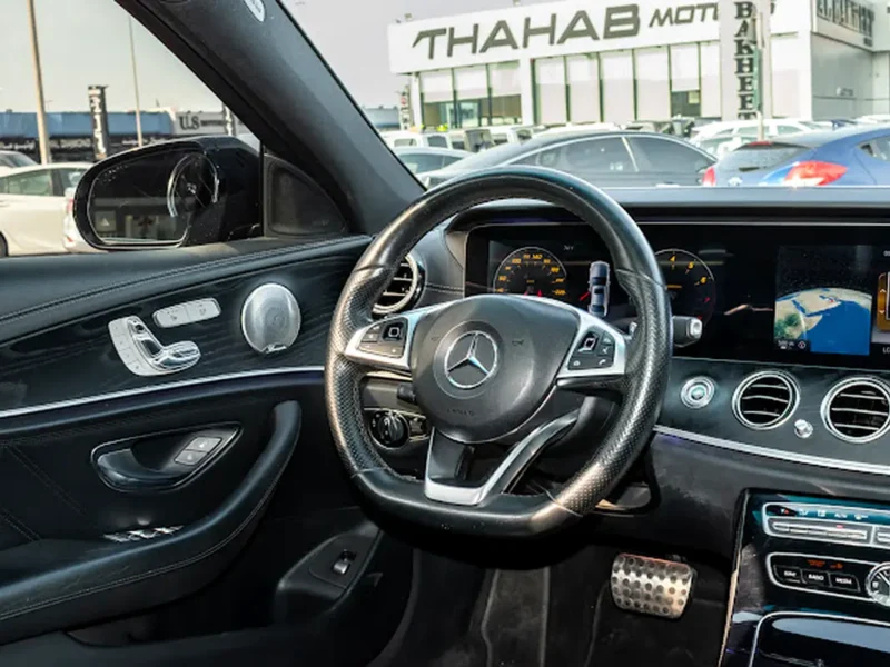 2017 Mercedes-Benz E-Class E43 6 Cylinders Petrol Engine Grey Black Sedan