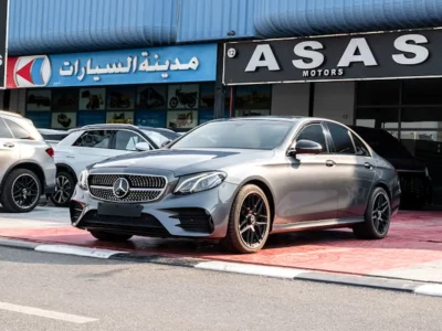 2017 Mercedes-Benz E-Class E43 6 Cylinders Petrol Engine Grey Black Sedan